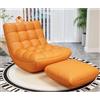 XRBCNMM Poltrona a sacco da pavimento per salotto, camera da letto, ufficio e come regalo (arancione)