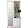Stella Trading Romance, Set da corridoio in Stile, Elegante Appendiabiti Compatto con Specchio per Il Vostro Ingresso, larice Sibiu/Rovere San Remo, 100 x 191 x 38 cm