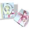D A N A E FRAGRANZE ITALIANE Bomboniera Profumatore Ovale in Polvere di Marmo e Legno, 10x8 cm, Completa di Scatola Regalo e Fragranza, Comunione Bambino Bambina, Bimbo, Bimba (Comunione)
