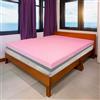 Comfy Line Topper MEMORY + Topper rigido ORTOPEDICO ALTO 10 cm | Correttore intelligente Piazza e mezzo 120X200 Cm, materassino senza tessuto di rivestimento CAPOVOLGIBILE- MOD. SENSE H10