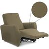 Biancaluna Copripoltrona per poltrone reclinabili Lounge Relax Genius R250 Tortora