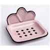 DanDiBo Porta Sapone 618 Porta Sapone 13cm smaltato Stile Country Dosatore Sapone (Rosa)
