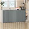 MTHGH Tendina sottolavello Bagno,Tenda da Cucina Corta,Tenda Corta per Finestra,per Armadio da Cucina,Armadio,Bagno,Mobile Lavatrice,scaffale(3,W 80cm/H 89cm)