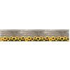 PENSIERI DELICATI Passatoia 52x300 cm, Realizzata in Cotone e PVC, Made in Italy, Passatoia Lavabile In Lavatrice A 40°, Fantasia Girasole