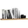 AKORD | Mensola da Parete PS-4 80 cm | Mensole da Muro in Legno | Per Decorazione Parete e Come Libreria | Scaffale a Muro | per Camera da Letto Soggiorno Bagno e Ufficio | 32 mm | Rovere di Sonoma