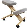 PRO 11 WELLBEING Sedia inginocchiatoio PRO11, ergonomica, sedia correttiva per la postura del ginocchio. Beige