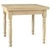 Vicentini arreda TAVOLO ALLUNGABILE ROUND IN LEGNO SHABBY CHIC, GAMBE TORNITE, AVORIO ANTICATO (100x100 (200x100))