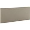 HOMN LIVING Testiera Aura rivestita in tessuto beige 160x60 cm, Include raccordi e viti