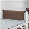 ZCXRYFL Cuscini Da Lettura Letto Singolo Cuscino Per Testata Del Letto Cuscino Di Supporto Per La Schiena Imbottito Cuscino Per Schienale Cuscino Per Testiera In Ferro/Legno Con Fodera Lavabile(80x25x5cm,Brow