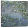 Printed Paintings Stampa su Tela Claude Monet - Gigli d'Acqua (French Nymphéas) (1906)