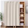 BLUEZY Tende Per Armadi, Tenda Per Porta Dell'armadio, Tende Per Porte Antipolvere A Binario, Tende Per Scaffali, Nessuna Tenda Antipolvere Per Porta Dell'armadio, Tende Per Mensole C,100x200cm(L x H)