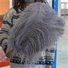 SUOCMG 10 Pezzi di Piume di Struzzo Colorate Soffici Piume di Struzzo Bianche 25-50 cm per Artigianato Accessori da Sposa Decorazione-Grigio scuro-40-45 cm 16-18 Pollici