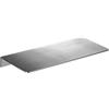 Monbaer Mensole galleggianti da parete, in acciaio inox spazzolato, decorazione da parete, mensola portaoggetti per bagno, soggiorno, camera da letto, cucina, doccia (60 x 13 x 3 cm)