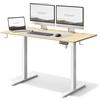 SENSE7 Scrivania Elettrica Regolabile in Altezza NOJO, Standing Desk 120x60, Tavolo PC con Memoria, Scrivania con Vassoio per Cavi, Tavolo da Gaming con Gancio, Regolazione Silenziosa, White-Pine