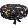 Toddmomy Alzasedia Bambini Rotondo Cuscino Rialzato Per Sedia Da Pranzo Con Imbottitura in Spugna Alta Densità Antiscivolo Facile Da Pulire Per Seggioloni Bambini 12.6X12.6X3.1 Pollici