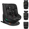 Kikka boo, seggiolino auto i-Van i-Size (40-150 cm) Isofix Gruppo 0+/1/2/3, colorazione:nero