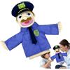 Geonoy Burattino a mano di carriera, Marionette Educative Morbide Con Bocca Mobile, Bambola di Peluche Giudice Postino Assistente di Volo, per Spettacoli di Feste Insegnamento di Narrazione