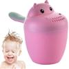 Generic Tazza per il risciacquo del bambino | Ippopotamo Baby Bath Rinse Cup - Sciacquatrice a cascata Tazza da bagno Lavaggio per bambini Capelli Balneazione Flusher Protezione Occhi per bambini