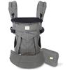 SONARIN Premium Marsupio Neonati Ergonomico,Baby Carrier,Porta Bebè,Cappuccio Rimovibile,da neonato a bambino (0-48 mesi),Supporto per la Testa,Carico massimo 20 kg(Verde Scuro)