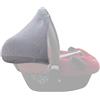 JYOKO KIDS Cappotina in cotone compatibile con Maxi Cosi Pebble Bebe Confort (GREY STONE)
