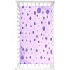 Hiseng Lenzuolo con angoli Neonato Lenzuola Carrozzina, Elasticizzati Coprimaterasso Biancheria da Letto Materassino Sacco a Pelo per Lettino Ragazzi e Ragazze (Viola A,80x160cm)