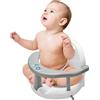 TQEBWUS 32 x 28 x 32 cm, sedia da bagno antiscivolo con forte ventosa per stabilità, seggiolino pieghevole per bagnetto, graziosa sedia avvolgente per bambini da 6 a 18 mesi (carico massimo: 20 kg)
