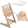 Stokke Pack Chaise Tripp Trapp Naturel avec Baby Set - Tablette OFFERTE