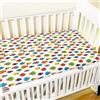 Odot Lenzuolo con angoli Lenzuola Carrozzina Neonato, Lenzuola da Culla Bambino Coprimaterasso, Lenzuola Navicella con Angoli Elasticizzati Lenzuola per Culla (120x60cm,pesce bianco)