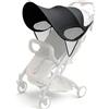 iNelihoo Parasole per passeggino con protezione UV 50+, universale, regolabile, impermeabile, protezione solare per passeggini, passeggini, passeggini, tettuccio parasole