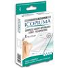 Desa Pharma 32990 Icopiuma Compresse Adesive, Impermeabili, Serili Postoperatorie, 10 x 15 cm, 4 Pezzi