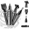 Brrnoo Naso Barba Trimmer Kit Elettrico 4 in 1 USB Ricaricabile Depilazione Uomini Rasoio 300mah Batteria Al Litio