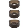 realGOOS GUAINA UNIVERSALE MANICOTTO NERO PER POMPE A VUOTO SVILUPPATORE EREZIONE UOMO 3 PZ