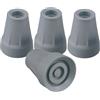 REMEDIA ONE Gommini per Stampelle Antiscivolo Ø 18 mm, Grigio, 4 Pezzi