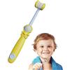 Generic Spazzolino da denti a 3 lati, design astronauta per bambini, spazzola morbida per la cura dei denti a tre lati, per ragazzi, ragazze, bambini, famiglia