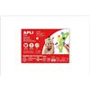 APLI Kids APLI, A012769 Gomma Eva, 5 Fogli 400 x 600, Colore Bianco, (12769)
