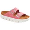 BIRKENSTOCK ARIZONA CHUNKY CANDY PINK, SUEDE LEATH sandali donna