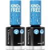 Rimmel London Rimmel K&F Nail 159 Midnight Sky (Confezione da 2)