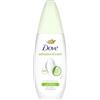 Dove Deodorante Vapo Cetriolo 75 ml, Deodorante Spray Senza Gas Antitraspirante, Protezione Anti-Odore 48 Ore, Deodorante Ascelle con 1/4 di Crema Idratante, Senza Alcol Etilico