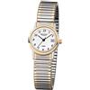 Regent F889 - Orologio da donna con cinturino in acciaio INOX placcato oro, bicolore
