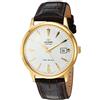 ORIENT Orologio automatico giapponese 2nd Gen Bambino Version I in acciaio inossidabile e pelle, Tonalità dorata., Cinturino
