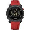 NAVIFORCE Orologio digitale da uomo, sportivo, impermeabile, con cronometro, sveglia, cinturino in gomma
