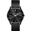 Michael Kors - Orologio Analogico Al Quarzo SLIM RUNWAY Da Uomo Con Cinturino In Acciaio Inossidabile Nero MK8607