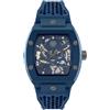 Philipp Plein The Skeleton ECOCERAMIC - Orologio da uomo, analogico, automatico, in silicone