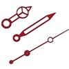 RNSZKIPJ Nuovi accessori per orologio a tre pin colore lancette vuote senza luminoso, adatto per movimento NH35/36/4R/7S, Lancette rosse cave, 12.5cm
