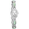 ADSBIAOYE Elegante orologio da donna con quadrante ovale alla moda, impermeabile, regalo, 01 Argento, Moda