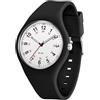 Forrader Orologio analogico unisex, impermeabile, per infermieri, medici, donne, uomini, studenti, quadrante di facile lettura, cinturino in silicone, orologio da donna