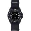 MWC Diver Swiss Quarzo Acciaio Nero Ceramica Zaffiro Datario Tessuto NATO Uomo Orologio