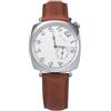 SAAKO Baltany 1921 Sub-Second Homage Orologio Seagull ST1701 in acciaio inox color salmone cassa quadrata da uomo orologio da polso, V 1, classico