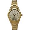 Lorenz Ginevra 28190HH - Orologio elegante da donna - Orologio al quarzo con cassa e cinturino in acciaio laminato oro