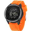 Forrader Orologi da uomo, orologi digitali per uomini, cronografo, impermeabili, sportivi con cinturino in nylon/silicone, orologi da polso militari con retroilluminazione a LED/sveglia/conto alla